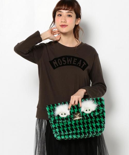 Casselini（キャセリーニ）の「CASSELINIモンスタークラッチ/BCCASSELINI MONSTER CLT◆（クラッチバッグ・レディース・オフホワイト/ケリー・フリー）」の9枚目の写真