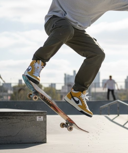 NIKE SB(ナイキエスビー)の「NIKE SB/ナイキエスビー メンズ レディース スニーカー スケシュー SB リアクトレオ DX4361-701(スニーカー・メンズ・ホワイト×イエロー・23.0cm/23.5cm/24.0cm/24.5cm/25.0cm/25.5cm/28.5cm/27.5cm/26.5cm/26.0cm/28.0cm/27.0cm/29.0cm)」の9枚目の写真