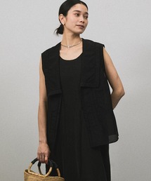 SALON adam et rope' | コットンシルクジレブラウス(シャツ/ブラウス)
