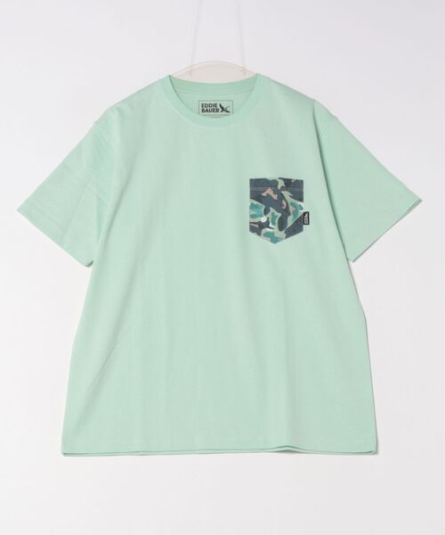 Eddie Bauer(エディーバウアー)の「柄ポケット 半袖 Tシャツ(Tシャツ/カットソー・メンズ・セージグリーン/ライトイエロー/ダークネイビー/ホワイト・XXL/XL/L/M/S)」の21枚目の写真