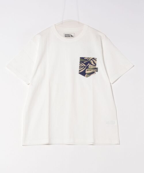 Eddie Bauer(エディーバウアー)の「柄ポケット 半袖 Tシャツ(Tシャツ/カットソー・メンズ・セージグリーン/ライトイエロー/ダークネイビー/ホワイト・XXL/XL/L/M/S)」の20枚目の写真