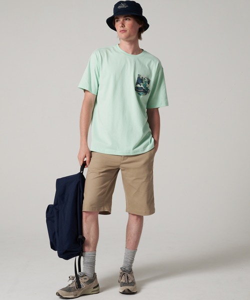 Eddie Bauer(エディーバウアー)の「柄ポケット 半袖 Tシャツ(Tシャツ/カットソー・メンズ・セージグリーン/ライトイエロー/ダークネイビー/ホワイト・XXL/XL/L/M/S)」の7枚目の写真