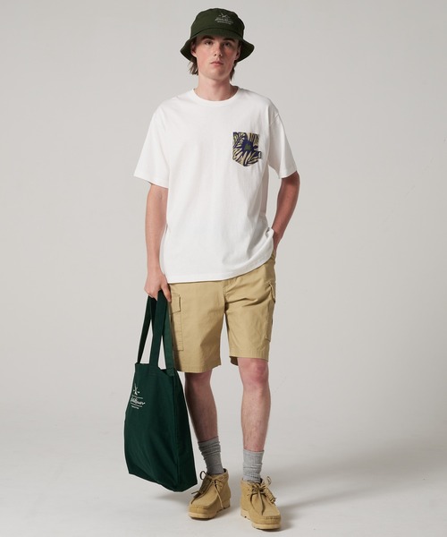 Eddie Bauer(エディーバウアー)の「柄ポケット 半袖 Tシャツ(Tシャツ/カットソー・メンズ・セージグリーン/ライトイエロー/ダークネイビー/ホワイト・XXL/XL/L/M/S)」の6枚目の写真