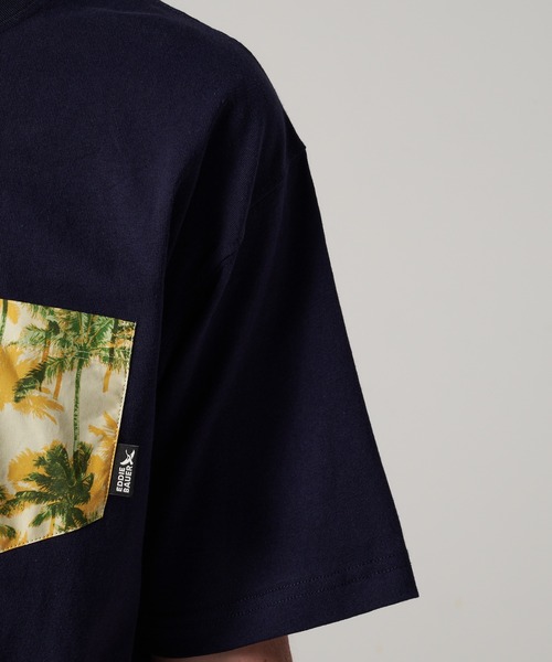 Eddie Bauer(エディーバウアー)の「柄ポケット 半袖 Tシャツ(Tシャツ/カットソー・メンズ・セージグリーン/ライトイエロー/ダークネイビー/ホワイト・XXL/XL/L/M/S)」の18枚目の写真