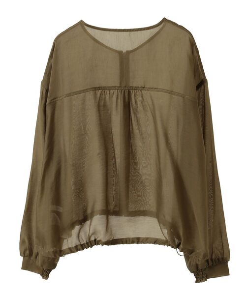 AMERICAN HOLIC(アメリカンホリック)の「ノーカラーシアーZIPブルゾン(ブルゾン・レディース・オリーブ/ブラック/ホワイト系その他2・L/M)」の20枚目の写真