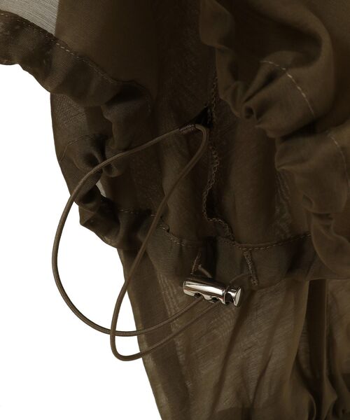 AMERICAN HOLIC(アメリカンホリック)の「ノーカラーシアーZIPブルゾン(ブルゾン・レディース・オリーブ/ブラック/ホワイト系その他2・L/M)」の16枚目の写真