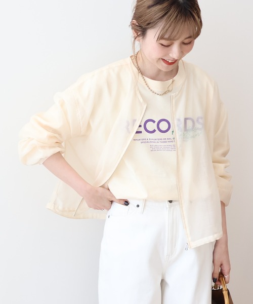 未使用品　アルカリ　ノーカラーブルゾン　アイボリー系 楽天市場】【全品対象☆まとめ買い3点以上で使える 7%OFF