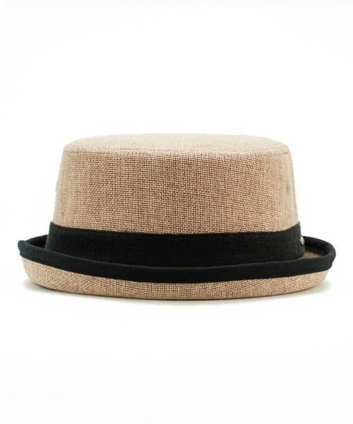 Ruben（ルーベン）の「LINEN LIKE PORKPIE HAT/リネンライク ポークパイハット（ハット・メンズ・グレー/ブラック/ベージュ/ブラウン・FREE/XL）」の10枚目の写真