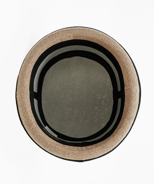 Ruben（ルーベン）の「LINEN LIKE PORKPIE HAT/リネンライク ポークパイハット（ハット・メンズ・グレー/ブラック/ベージュ/ブラウン・FREE/XL）」の14枚目の写真