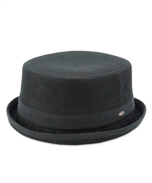 Ruben（ルーベン）の「LINEN LIKE PORKPIE HAT/リネンライク ポークパイハット（ハット・メンズ・グレー/ブラック/ベージュ/ブラウン・FREE/XL）」の7枚目の写真