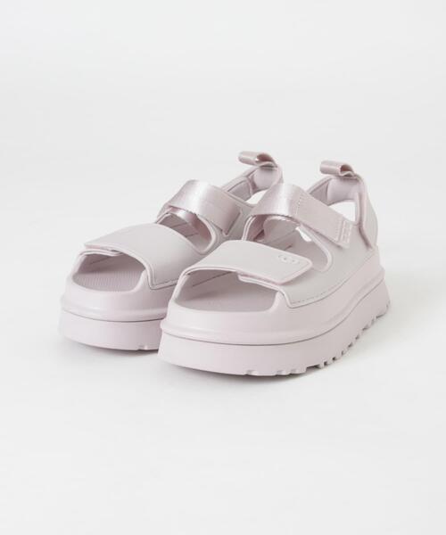UGG(アグ)の「UGG W GOLDENGLOW(サンダル・レディース・ライトピンク/ベージュ/ブラック・23/24)」の4枚目の写真