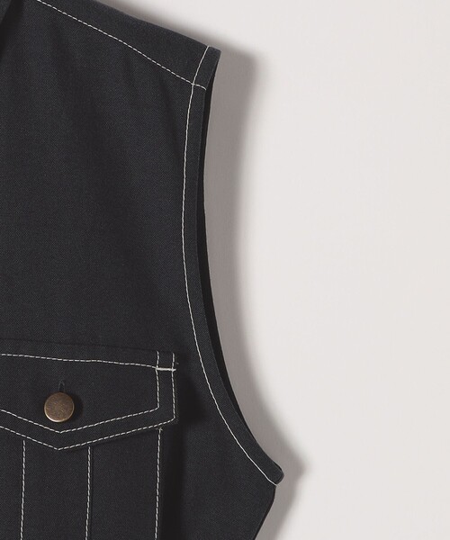 セール】SHIPS any:〈洗濯機可能〉オックス ステッチ ノースリーブ