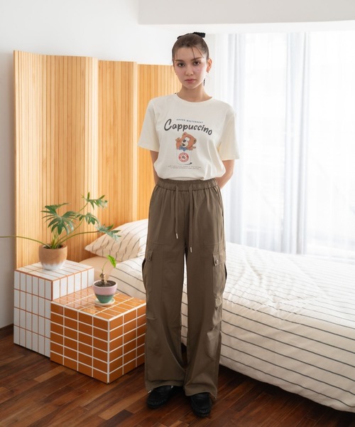 Nu(ニュー)の「【Nu】カーゴパンツ(カーゴパンツ・レディース・ダークブラウン/ベージュ/チャコールグレー・M/L)」の6枚目の写真