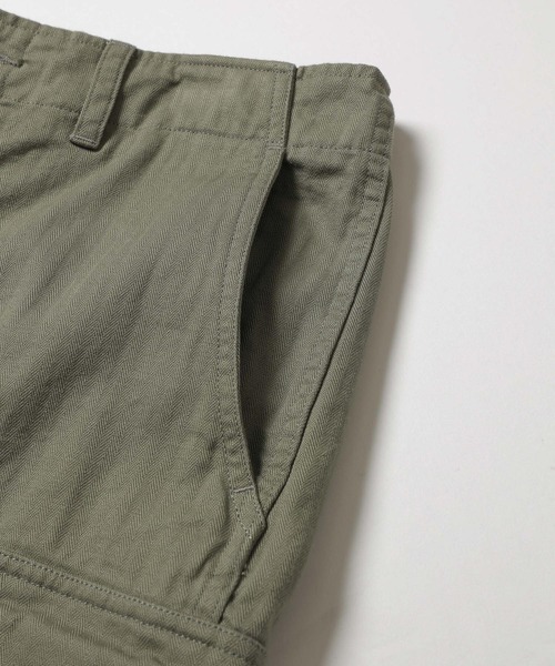 MR.OLIVE（ミスターオリーブ）の「US NAVY HERRINGBONE / M-65 FIELD CARGO PANTS（カーゴパンツ・メンズ・グリーン/ネイビー・SMALL/MEDIUM/LARGE）」の5枚目の写真