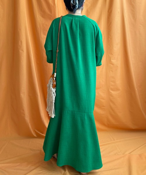 ロープベルトリネンライクワンピース LHELBIE│Eimee Law & LHELBIE