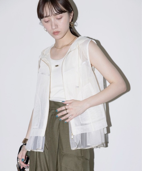Eimee law 新品ベスト シャギーサイドスリットベスト Eimee Law│Eimee Law & LHELBIE