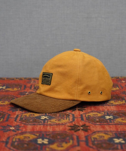 MRFATMAN(ミスターファットマン)の「MOLESKIN CAP(キャップ・メンズ・ブラウン/キャメル/ブラック・M/L)」の3枚目の写真
