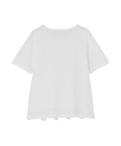 TOKYO SHIRTS(トウキョウシャツ)の「花柄レースプルオーバー 半袖(シャツ/ブラウス・レディース・ブルー/パープル/ピンク・M/L/LL)」の9枚目の写真