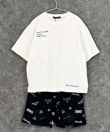 tシャツ パンツ セットアップ」に該当するホワイト/白色系の