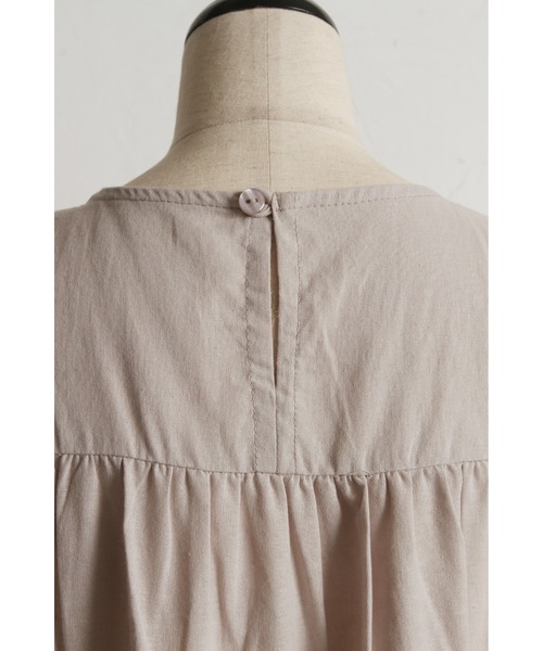 &. NOSTALGIA（アンドドットノスタルジア）の「【ZOZO限定】コットンティアードチュニック（チュニック・レディース・ネイビー/ライトグレー/レッド/チャコールグレー/ブラック・M）」の12枚目の写真