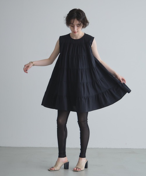 &. NOSTALGIA（アンドドットノスタルジア）の「【ZOZO限定】コットンティアードチュニック（チュニック・レディース・ネイビー/ライトグレー/レッド/チャコールグレー/ブラック・M）」の22枚目の写真