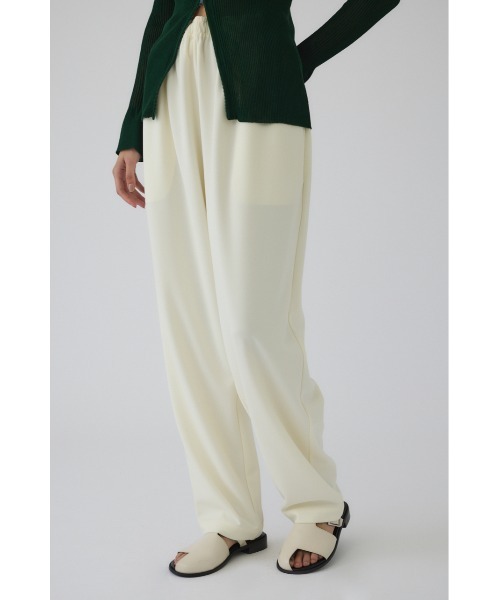 RIM.ARK(リムアーク)の「Mannish easy PT マニッシュイージーパンツ(スラックス・レディース・ネイビー/ブラック/アイボリー・38/36)」の5枚目の写真