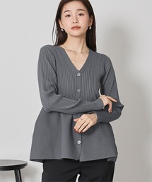 ペプラム」に該当するトップス（グレー/灰色系・長袖