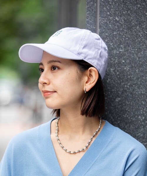 newhattan（ニューハッタン）の「【一部WEB限定】newhattan: BLAH BLAH BLAH. 刺繍 ベースボールキャップ◇（キャップ・メンズ・ブラック/ブルー/ネイビー/ダークグレー/オレンジ/ホワイト/グリーン・ONE SIZE）」の10枚目の写真