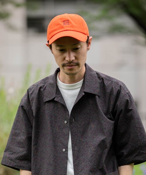 newhattan（ニューハッタン）の「【一部WEB限定】newhattan: BLAH BLAH BLAH. 刺繍 ベースボールキャップ◇（キャップ・メンズ・ブラック/ブルー/ネイビー/ダークグレー/オレンジ/ホワイト/グリーン・ONE SIZE）」の16枚目の写真