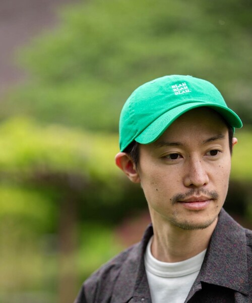 newhattan（ニューハッタン）の「【一部WEB限定】newhattan: BLAH BLAH BLAH. 刺繍 ベースボールキャップ◇（キャップ・メンズ・ブラック/ブルー/ネイビー/ダークグレー/オレンジ/ホワイト/グリーン・ONE SIZE）」の18枚目の写真