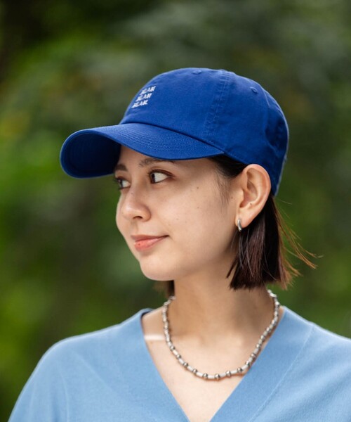 newhattan（ニューハッタン）の「【一部WEB限定】newhattan: BLAH BLAH BLAH. 刺繍 ベースボールキャップ◇（キャップ・メンズ・ブラック/ブルー/ネイビー/ダークグレー/オレンジ/ホワイト/グリーン・ONE SIZE）」の21枚目の写真