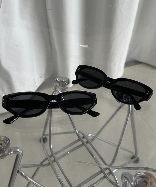 apres jour mignon（アプレジュールミニョン）の「【apresjour mignon×ARIAZ】オーバーフレームメガネ（メガネ・レディース・ブラック/クリアブラック・ONESIZE）」の3枚目の写真