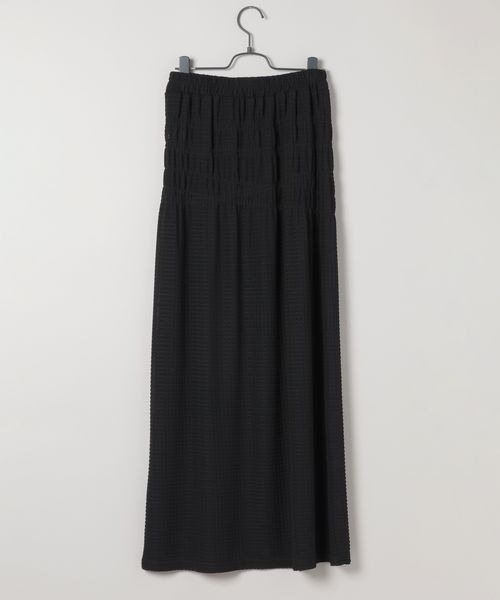 JEANASIS（ジーナシス）の「シアーサッカーシャーリングスカート/497970（スカート・レディース・ホワイト/ライトブルー/ブラック・FREE）」の16枚目の写真