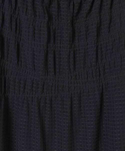 JEANASIS（ジーナシス）の「シアーサッカーシャーリングスカート/497970（スカート・レディース・ホワイト/ライトブルー/ブラック・FREE）」の12枚目の写真