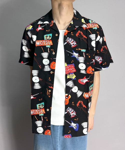 BEATJIVE（ビートジャイブ）の「アロハシャツ ハワイアンシャツ レーヨン オープンカラーシャツ 開襟シャツ メンズ レディース（シャツ/ブラウス・メンズ・その他1/その他2/その他3/その他5/その他8/その他10/その他4/その他7/その他9/その他6・LARGE）」の7枚目の写真
