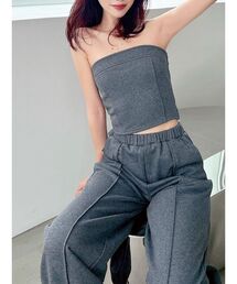 RESEXXY | スウェットベアトップス【セットアップ着用可能】(キャミソール)