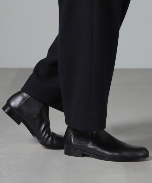 PADRONE（パドローネ）の「PADRONE THE STANDARD LINE/別注 SIDE GORE BOOTS / サイドゴアブーツ（ブーツ・メンズ・ブラック・42/41/40）」の6枚目の写真