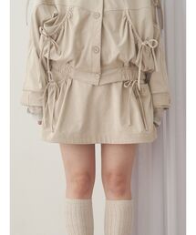 merry jenny | ギャザーリボンフレアミニスカート(スカート)