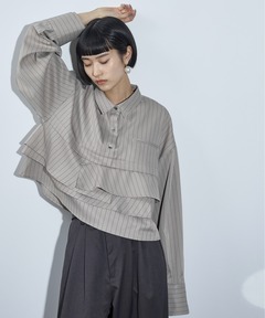 【3点セット】peyton place　ストライプ柄　レディースXL　13号 Amazon | [MTKCNTL] スーツセット レディース ショートパンツ