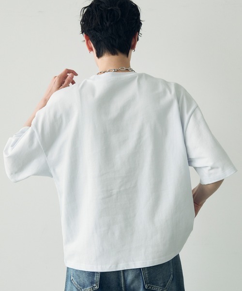 デニム地オーバーサイズ Tシャツ 半袖 楽天市場】オーバーサイズ Tシャツ メンズ 半袖Tシャツ 綿100