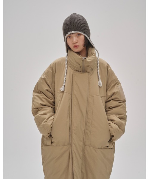 TODAYFUL（トゥデイフル）の「Ear Flap Knitcap（キャップ・レディース・チャコールグレー/ブラウン・FREE）」の5枚目の写真