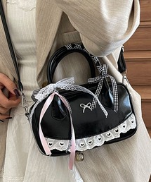 総レースショルダー CORNERS ショルダーバッグ バッグ 2wayキャンバスフリル