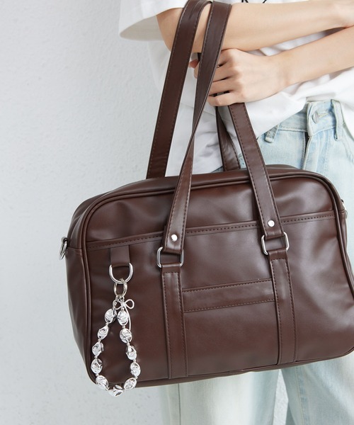 LA VORAGINE(ラ ヴォラジネ)の「ハートリボンモチーフ バッグ/モバイル マルチチャーム(チャーム・レディース・シルバー系1/シルバー/シルバー系2・FREE)」の14枚目の写真