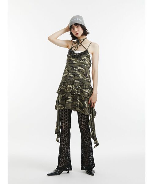 jouetie(ジュエティ)の「イージーフィットフレアパンツ レース(その他パンツ・レディース・オフホワイト/クリア/ブラック・MEDIUM/SMALL)」の5枚目の写真