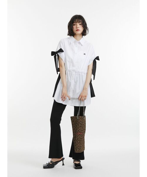 jouetie(ジュエティ)の「イージーフィットフレアパンツ レース(その他パンツ・レディース・オフホワイト/クリア/ブラック・MEDIUM/SMALL)」の11枚目の写真