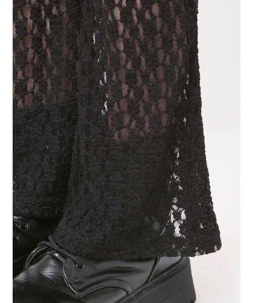 jouetie(ジュエティ)の「イージーフィットフレアパンツ レース(その他パンツ・レディース・オフホワイト/クリア/ブラック・MEDIUM/SMALL)」の19枚目の写真