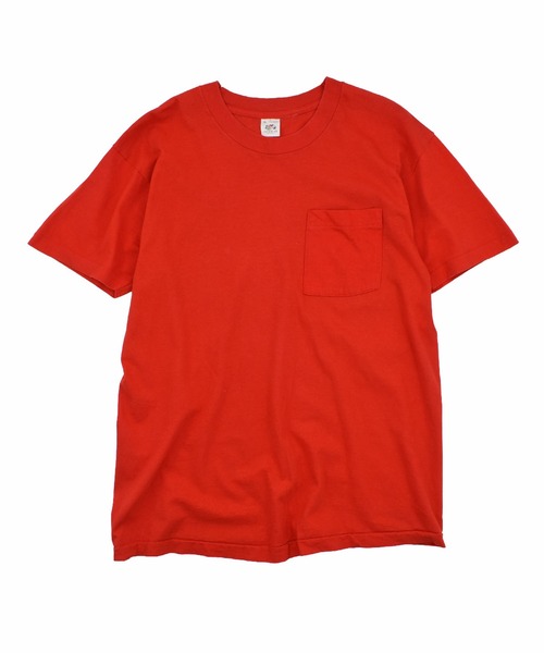 LABORATORY R(ラボラトリーアール)の「【USED】90’s Fruit of the Loom ポケット付き Tシャツ USA製(Tシャツ/カットソー・メンズ・レッド・X-LARGE)」の1枚目の写真