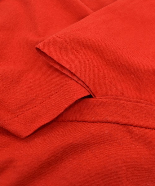 LABORATORY R(ラボラトリーアール)の「【USED】90’s Fruit of the Loom ポケット付き Tシャツ USA製(Tシャツ/カットソー・メンズ・レッド・X-LARGE)」の7枚目の写真