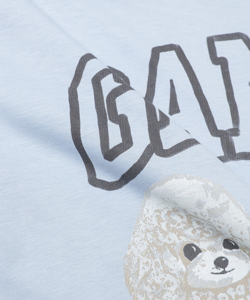GANNI（ガニー）の「Basic Cotton Jersey Animals Relaxed T-shirt（Tシャツ/カットソー・レディース・ブルー系その他・S/M/L/XS）」の4枚目の写真
