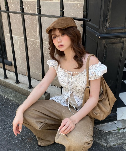 RAY CASSIN(レイカズン)の「スエードハンチング(ハンチング/ベレー帽・レディース・キャメル/ブラウン・FREE)」の16枚目の写真